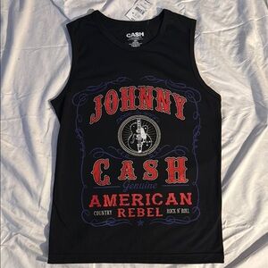 Johnny Cash Black Tank Top